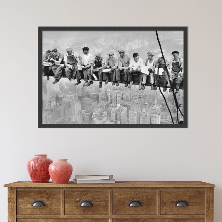 Lunch On A Skyscraper, 1932 Framed On Paper by Charles C. Ebbets Print